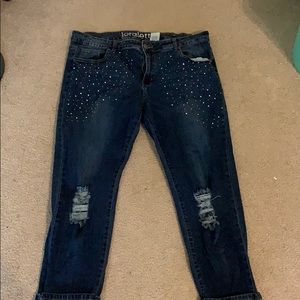 Bedazzled jeans!